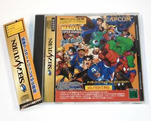 中古 セガサターン マーヴル・スーパーヒーローズ vs. ストリートファイター X-MEN SEGA SATURN カプコン CAPCOM