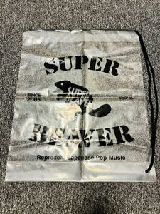送料無料 SUPER BEAVER ショッパー クリア 透明 ビニールバッグ 袋 ブラック未使用