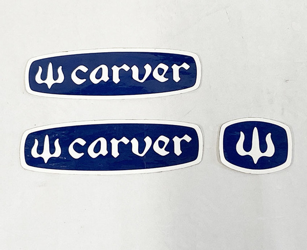 訳あり　未使用　CARVER カーバー ネイビー ステッカー セット スケボー サーフスケート スケートボード サーフィン シール