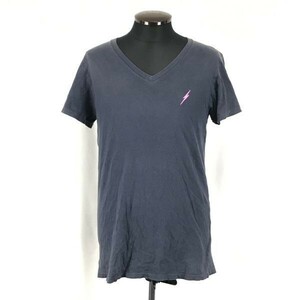 Made in Japan★ライトニングボルト/lightning bolt★半袖Tシャツ【Mens -M/紺/navy】ジョイックスコーポレーション/Tops/Shirts◆BG986