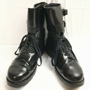 Paraboot/パラブーツ　コンバット　ミリタリーブーツ【サイズ27.0-28.0相当　黒　Vintage/boots 管NO.XR14