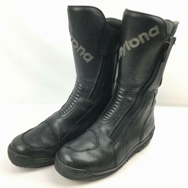 FRY Daytona/デイトナ　ドイツ製　バイクブーツ　ライディング　ツーリング　サイズ38　23.5-24.0程度　黒　Vintage/boots 管No.WT33