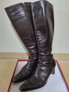 中古・used★REGAL リーガル ロングブーツ 22cm S 小さいサイズ／ブラウン 茶系／日本製