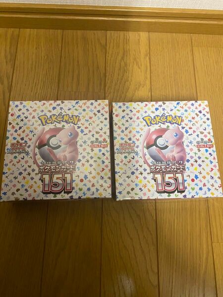 ポケモンカード　151 シュリンク付き　2box