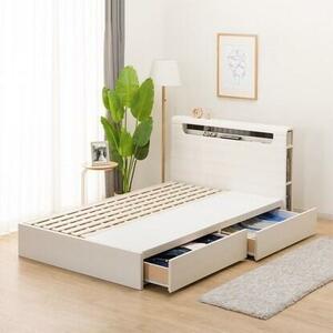  receipt possible nitoli semi-double bed drawing out attaching frame EB-003 white 