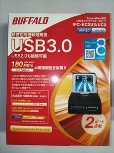 BUFFALO IFC-EC2U3/UC2 USB3.0 interface card ExpressCard correspondence operation goods 