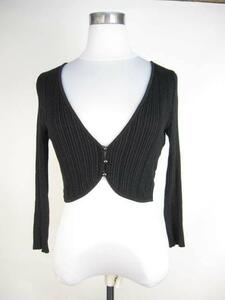 Большая продажа Bosch Bosch Cardigan Bolero с длинным рукавом Lame 38 Black B937