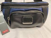 【未使用】TUMI ショルダーバッグ ボディバッグ ウエストポーチ ネイビー ③_画像2