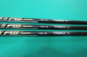 ping G400 FW 対応　シャフト　3本組　FUJIKURA SPEEDER EVOLUTION Ⅳ FW 40 R