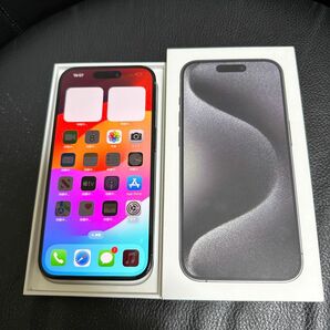 iPhone 15 Pro 256GB ブラックチタニウム SIMフリー中古品