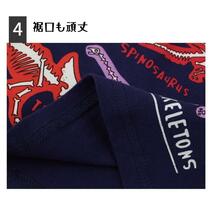 Aパターン 90cm 半袖Tシャツ 発色加工 蛍光加工 カジュアル 恐竜柄 宇宙柄 プリントT キッズ服 男の子 韓国子供服 80cm 90cm 100cm 110cm 1_画像6