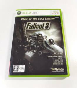 XBOX360 Fallout 3 GAME OF THE YEAR EDITION フォールアウト3