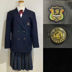 白川台中学校■女子■制服■学生服■冬服■チェック柄■コスプレ■兵庫県■A-５