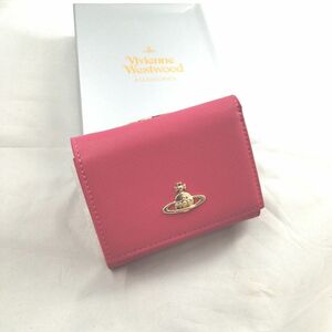 Vivienne Westwood ヴィヴィアンウエストウッド 財布 ウォレット 折り財布　ピンク