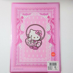 ハローキティ Hello Kitty コラボ 嶽本野ばら POUR LOLITA WHITE EDITION NOVALA TAKEMOTO ロリータ B5 クリアファイル ノート付き 2005年の画像2