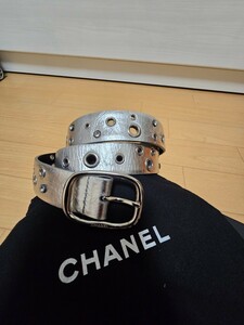 ◎　シャネル　CHANEL　ベルト　サイズ85 シルバー