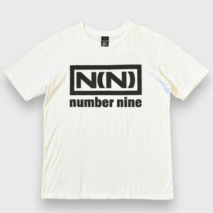 00s NUMBER (N)INE ナンバーナイン 両面 プリント 半袖 Tシャツ 3 ( L ) 白 NUMBER NINE アーカイブ ナインインチネイルズ クークス 宮下