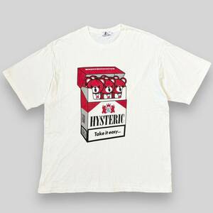 希少！ HYSTERIC GLAMOUR ヒステリックグラマー マルボロ ヒスベアー プリント Tシャツ XL 白 ホワイト クマ 熊 ベアー ガール Girl