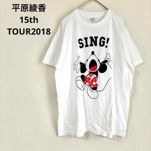 平原綾香　15th TOUR2018 半袖Tシャツ　ディズニー　ミニー　プリントTシャツ　M 白　ホワイト