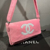 シャネル ノベルティ 非売品 CHANEL VIPギフト ショルダーバッグ もこもこ かわいい カジュアル 斜めがけ ピンク レディース ブランド_画像4