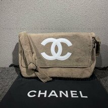 シャネル ノベルティ 非売品 CHANEL VIPギフト ショルダーバッグ もこもこ かわいい カジュアル 斜めがけ ベージュ レディース ブランド_画像1