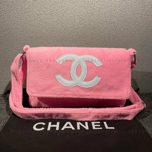 シャネル ノベルティ 非売品 CHANEL VIPギフト ショルダーバッグ もこもこ かわいい カジュアル 斜めがけ ピンク レディース ブランド