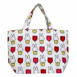 未使用◆ミッフィーファスナー付ランチトートバッグ チューリップ◆miffy 