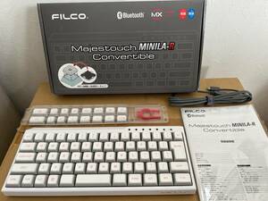 FILCO Majestouch Majestouch MINILA-R Convertible 静音赤軸 ピンク色 メカニカルキーボード 日本語配列 66キー Bluetooth無線 USB