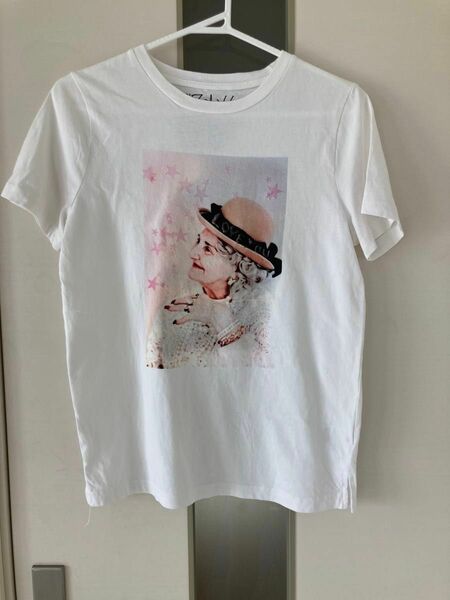 GU × 217 NINA コラボ半袖Tシャツ白レディースMサイズ