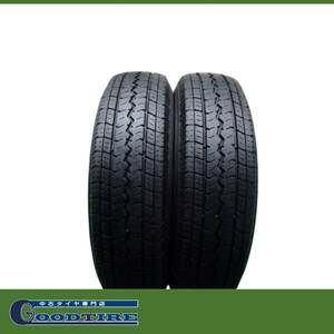 2018年製 夏用2本 165/80R14 97/95NLT 165R14 8PR 7.5分山 トーヨー V-02E バネット ボンゴ デリカ 中古タイヤ タイヤ（5110）