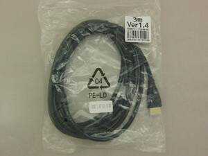 HDMI cable 3m 1.4 standard correspondence / No-brand . height kospa[ mail service B use possible ]