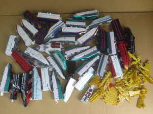 # used Plarail large amount exhibition sinkali on many Junk 