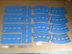 # used Plarail large amount exhibition roadbed . line rail set direct line 6ps.@ bending line 8ps.@4114