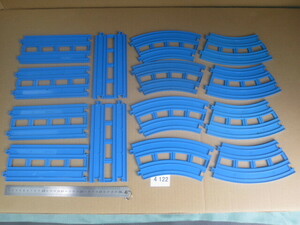 # used Plarail large amount exhibition roadbed . line rail set direct line 6ps.@ bending line 8ps.@4122