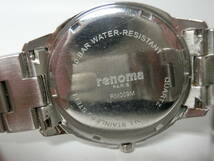 【中古品】renoma レノマ RM009M クォーツ メンズ腕時計 ＜4111＞_画像5
