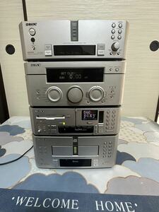 SONY Sony DHC-MD919 ST-MS919/TA-MS919/MDS-MS919/CDP-MS919 MD/CD system player audio equipment summarize set 