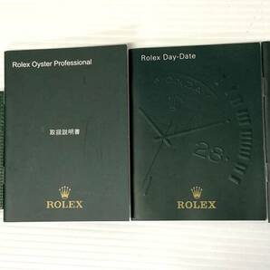 ★☆美品 純正 ROLEX ロレックス DAY-DATE デイデイト モス Lサイズ 腕時計ケース BOX 箱 冊子 赤タグ パスケース 406☆★の画像10