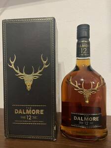 古酒 DALMORE 12年 ダルモア スコッチ ウイスキー ハイランド シングルモルト 箱付 700ml 40% 希少 貴重 レア 旧ボトル
