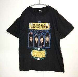 40-93 BLACK SABBATH ブラックサバス ヴィンテージ Tシャツ ブラック XL 古着