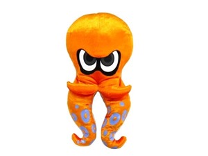 Nintendo スプラトゥーン3 Splatoon3 タコ Octopus ぬいぐるみ Plush Toy Doll ダイカットクッション Die Cut Cushion オレンジ Oorange