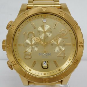 ID368 NIXON наручные часы 48-20 Nixon оттенок золота б/у 
