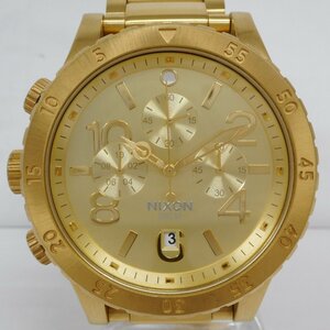 ID368 NIXON 腕時計 48-20 ニクソン ゴールド系 中古