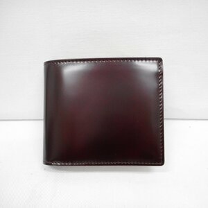 ID364 Pid CORDOVAN 二つ折り財布 25262 ブラウン系 未使用品