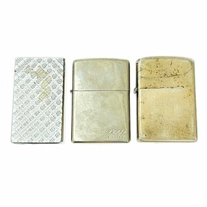 【1円スタート】【まとめ売り】 ZIPPO Crown ガスライター/オイルライター 男女兼用 ライター 3点セット ジャンク 268541