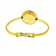 【1円スタート】GUCCI グッチ 11/12.2 チェンジベゼル GP ホワイト文字盤 クオーツ レディース腕時計 266605_画像5