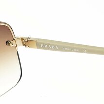 【1円スタート】【箱付き】PRADA プラダ SPR73H 62□16 5AK-6S1 140 ブラウン系 サングラス 269151_画像7