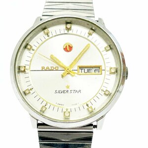 【1円スタート】RADO ラドー 5360-361 シルバースター SS シルバー文字盤 自動巻き メンズ腕時計 ジャンク 266401