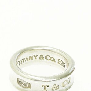 【1円スタート】TIFFANY & Co. ティファニー シルバー 1837 ナロー 7.4g 925刻印 指輪 リング 271389の画像5