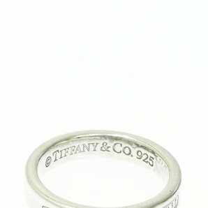 【1円スタート】TIFFANY & Co. ティファニー シルバー 1837 ナロー 4.2g 925刻印 指輪 リング 271296の画像5