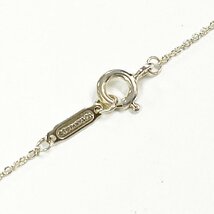 【1円スタート】【箱付き】TIFFANY & Co. ティファニー シルバー オープンハート 1.8g 925刻印 ネックレス 270998_画像7